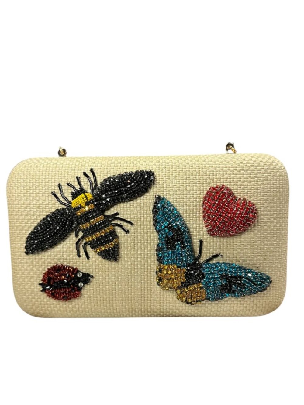 Alice + Olivia Cream Purse